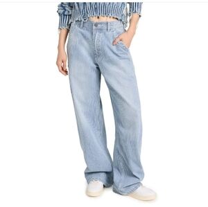 Denimist Teri Wide Leg Carpenter Casual Blue Pants Size 31 NWT